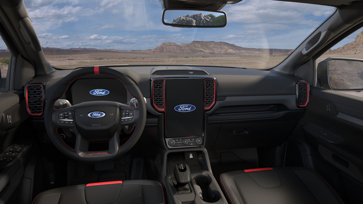 Nội Thất Ford Ranger Raptor